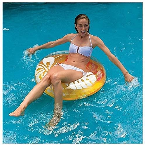 Colorful Transparent Inflatable Swimming Pool Tube Raft