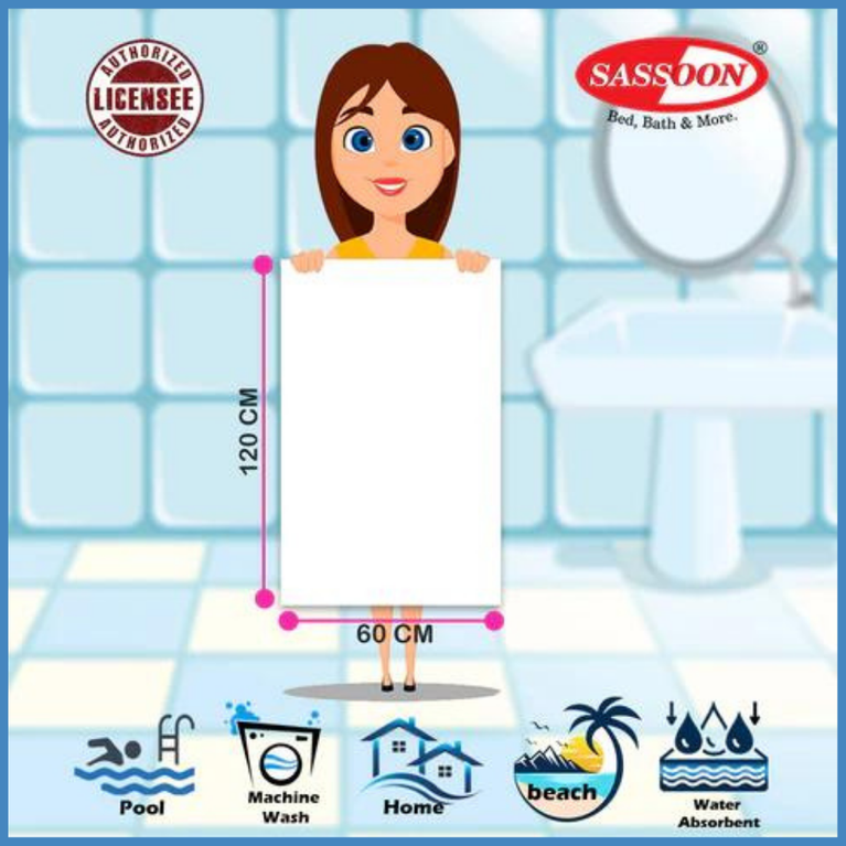 Sassoon -Avengers Theme printed Kids Bath towel