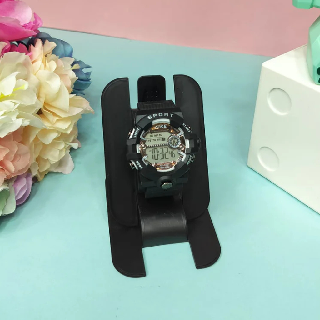 Digital Multi Dial with White Silicone Belt Kids Wrist Watch