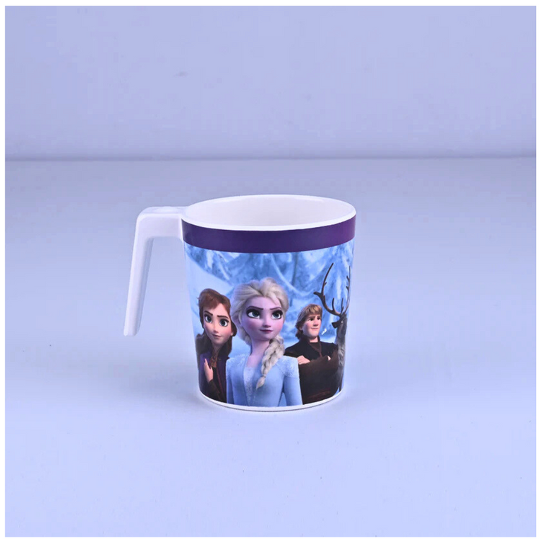 Servewell Disney Frozen Theme 3 Section Plate with Fork & Spoon Mug & Bowl- Multicolor