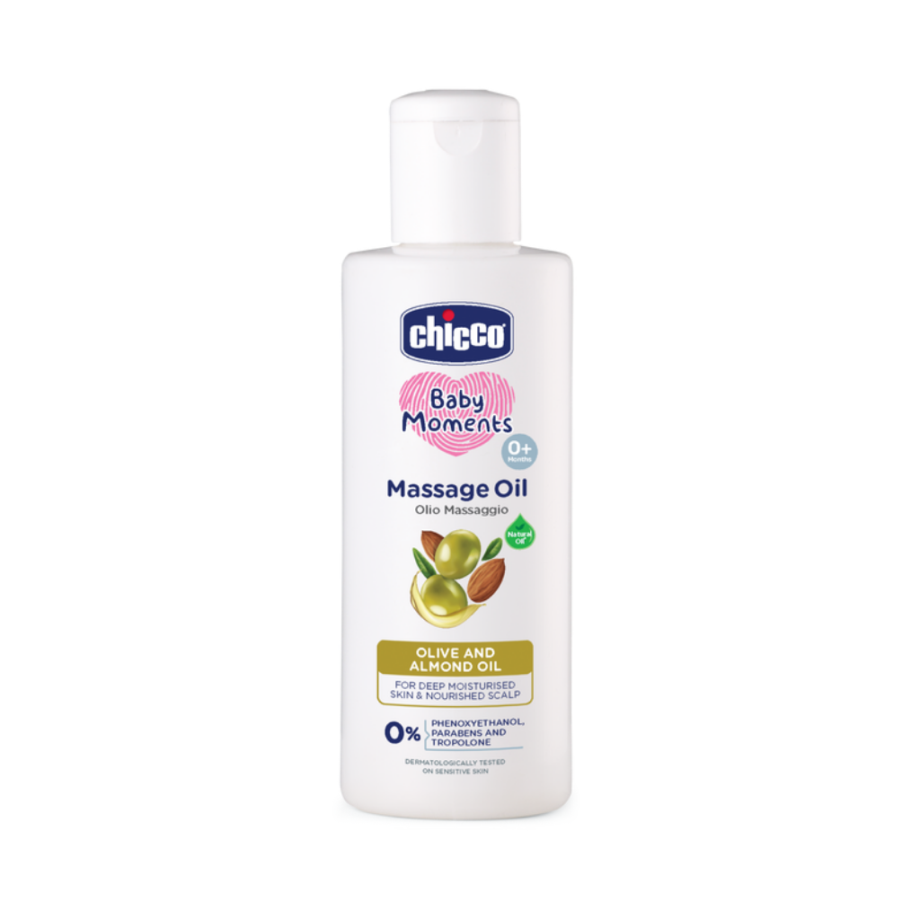 Chicco Baby Moments Massage Oil With Olive & Almond