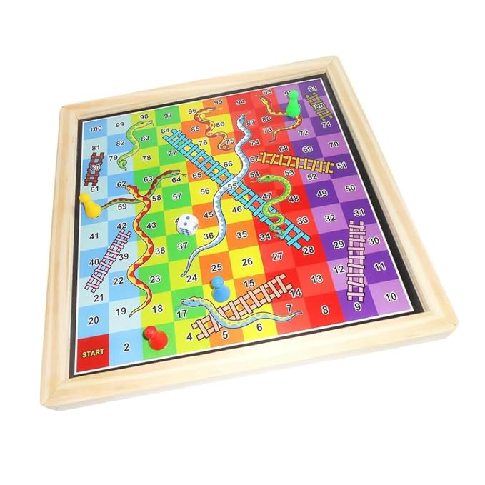 Ludo and Snakes & Ladders Set for Kids - Party & Fun Board Game