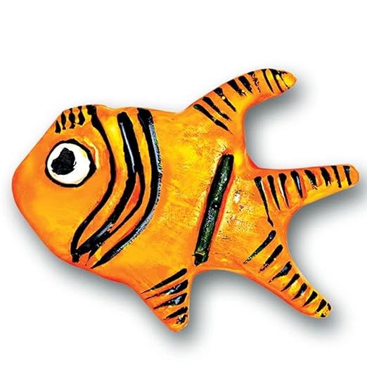 TOYKRAFTT - Mould & Paint Dinos & Fish, Craft Kit for Kids