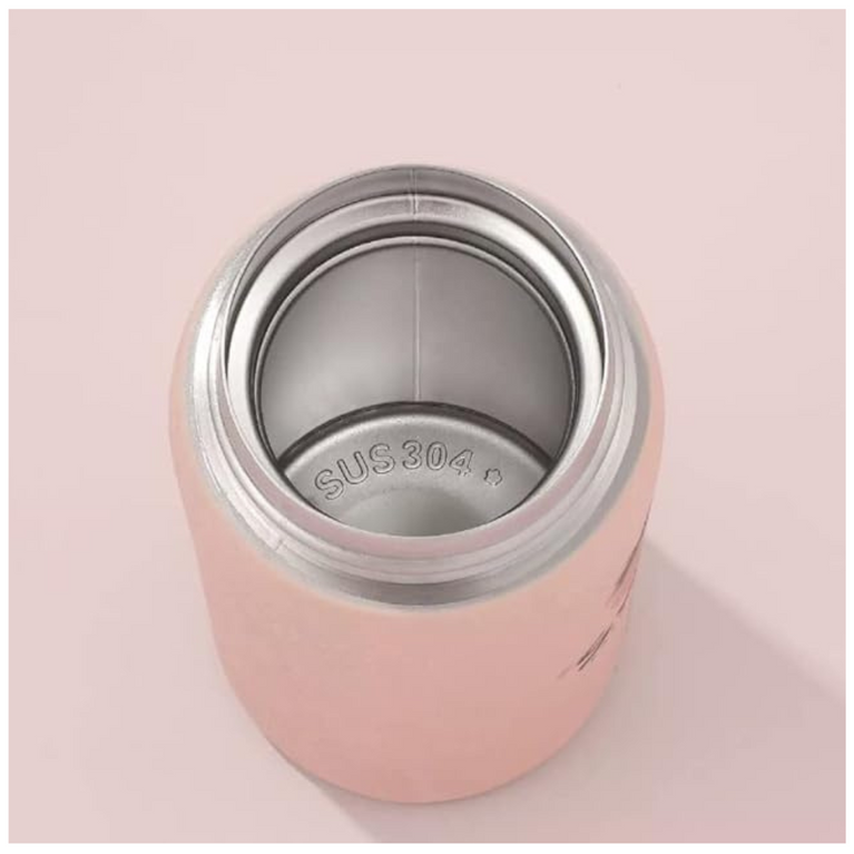 Double Walled Insulated Stainless-Steel Water Bottle 420 ml (Pink Color)