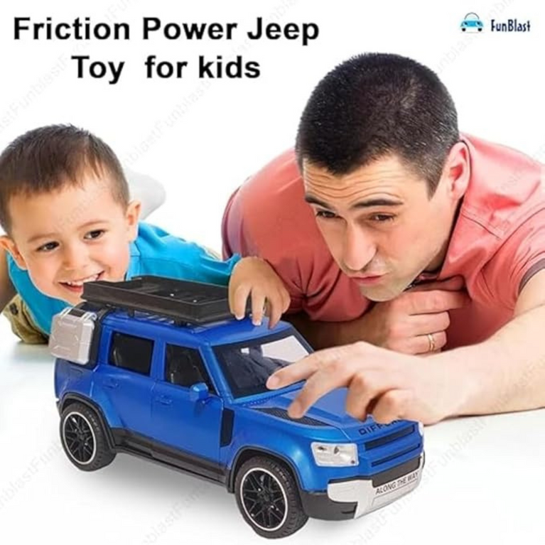 Nino's Off-Road Jeep Toy – Land Rover Defender Replica with Pull Back, Lights & Sound (3+ Years)