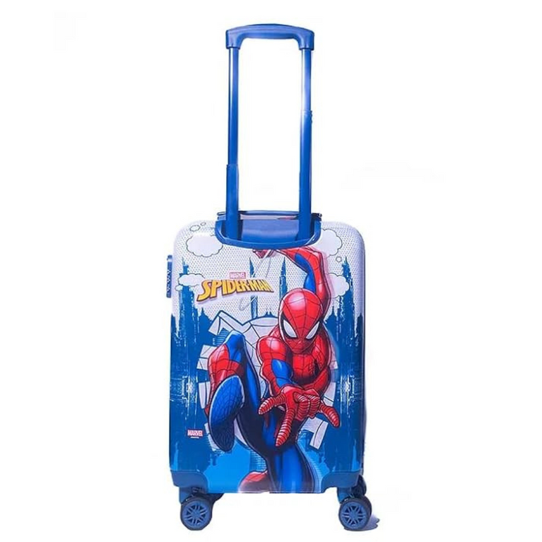 Striders-Swing into Adventure with Our Spiderman Luggage Bag, 20 Inches, 3Y+