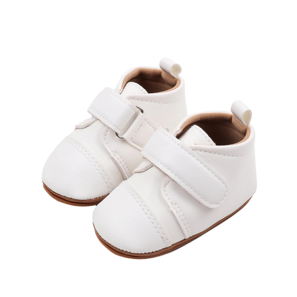 Baby First Walking Shoes Unisex Infant Toddler Soft Anti Slip Sneakers Velcro Closure Shoes