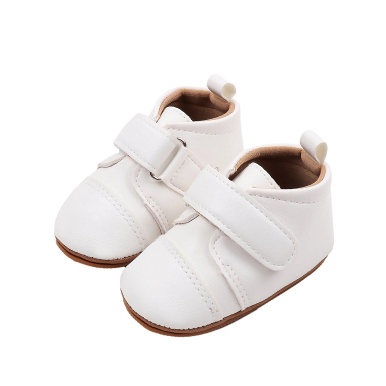 Baby First Walking Shoes Unisex Infant Toddler Soft Anti Slip Sneakers Velcro Closure Shoes