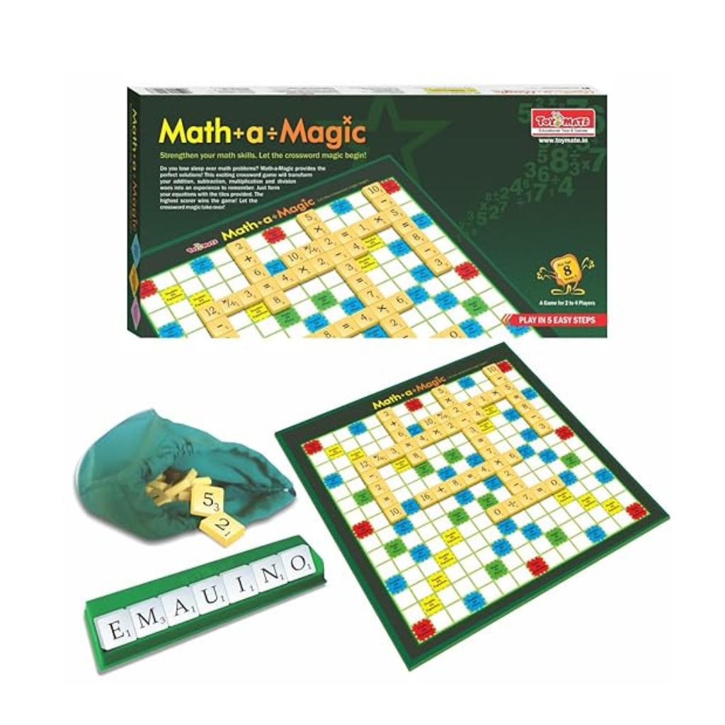 Toymate Math-a-magic Board game for 6+ year