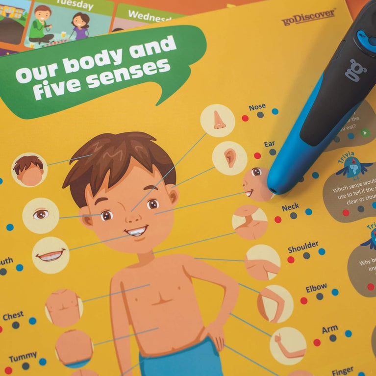 goDiscover- Kinder Smart Interactive Learning Series with Talking Pen(Set of 18) Activity & Learning Toys for Children