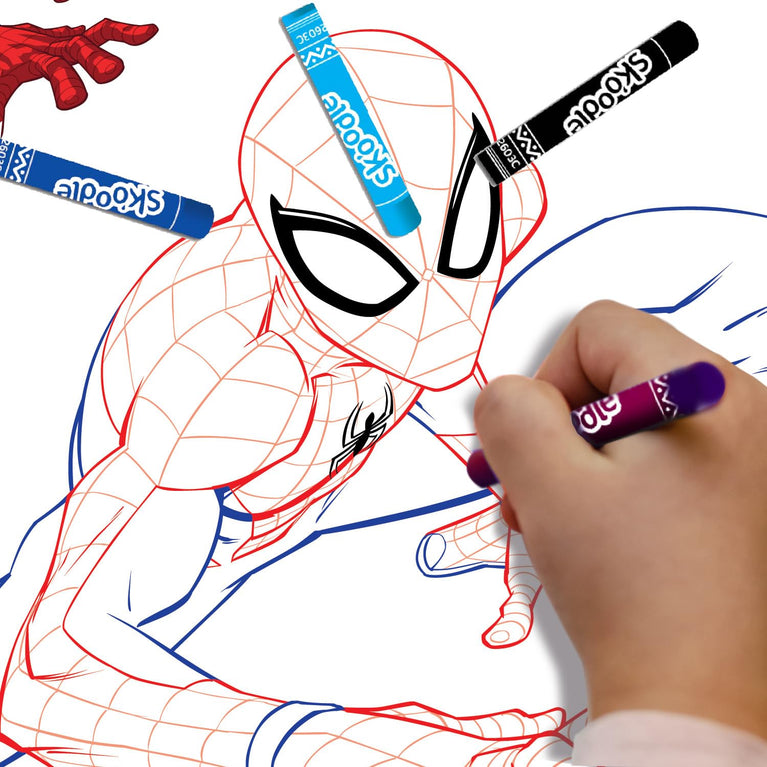 SKOODLE-Spider Marvel Spiderman Colouring Frames for Kids