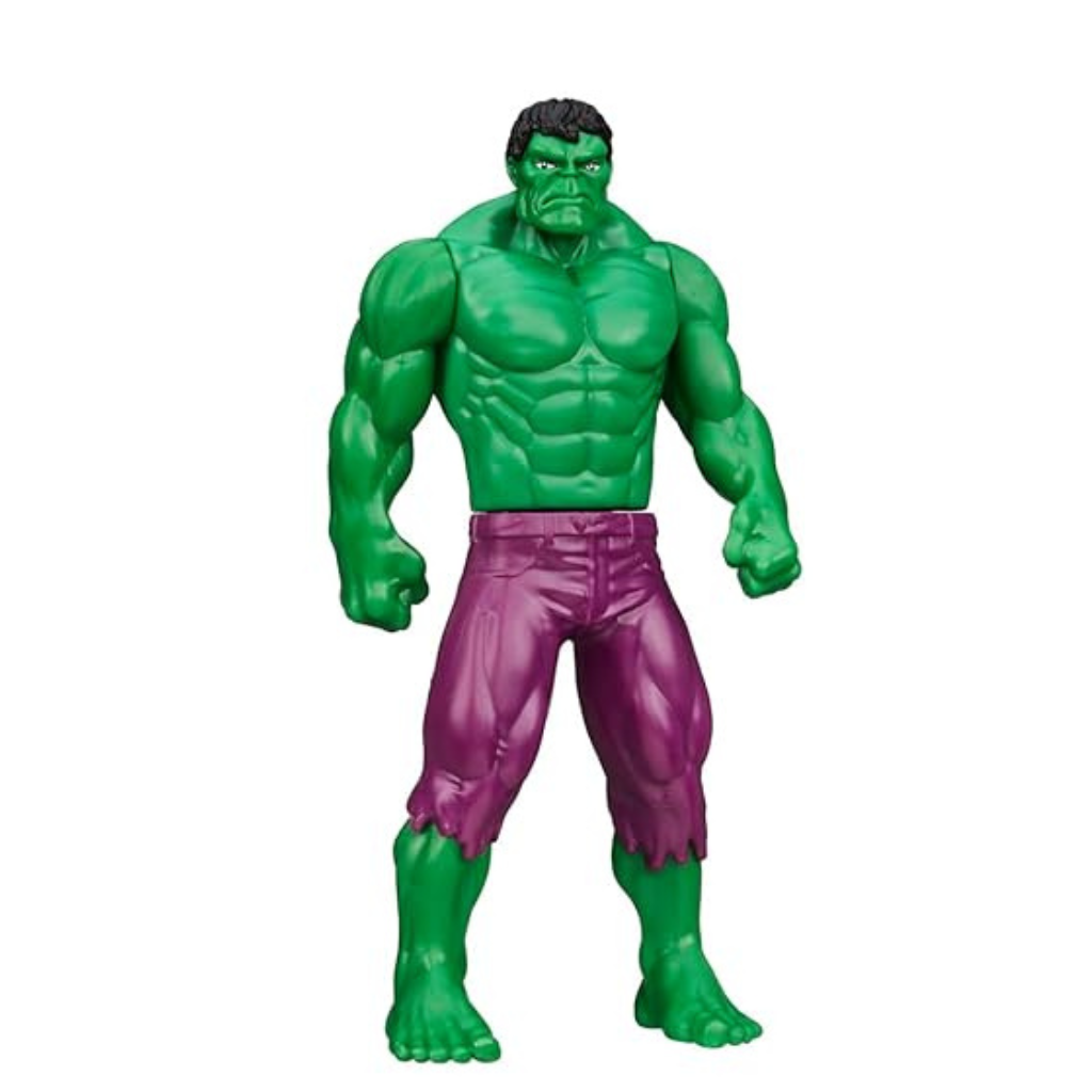 Marvel Hulk Action Figure, 6-Inch, Super Hero Toys and Figures for Kids Ages 4+