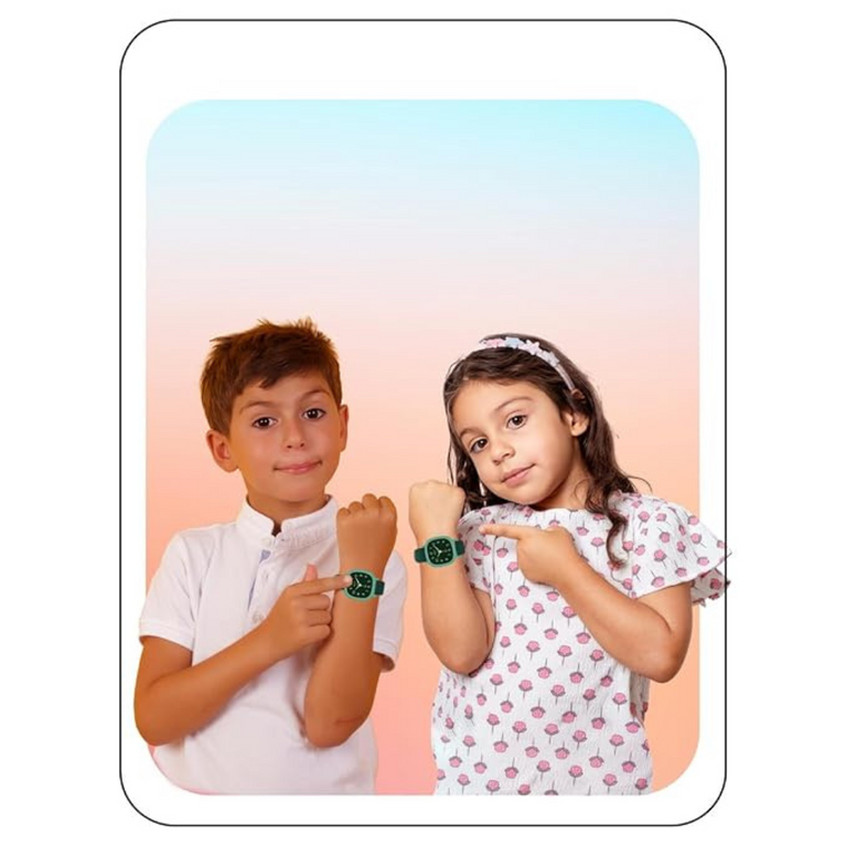 SPIKY Premium Square Casual Analogue Wrist Watches for Boys & Girls - Green
