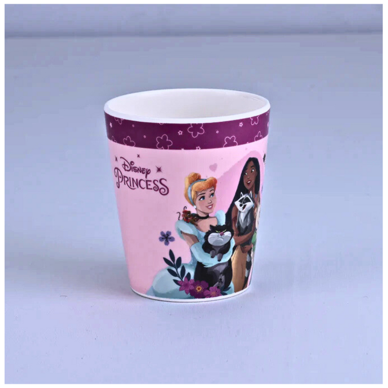 Servewell Kids Glass with Disney Princess Theme Grey- 280 ml