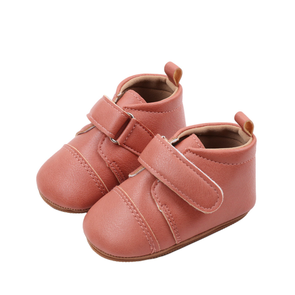 Baby First Walking Shoes Unisex Infant Toddler Soft Anti Slip Sneakers Velcro Closure Shoes
