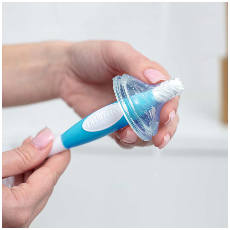 Dr. Brown’s Natural Flow Baby Bottle Brush-Blue