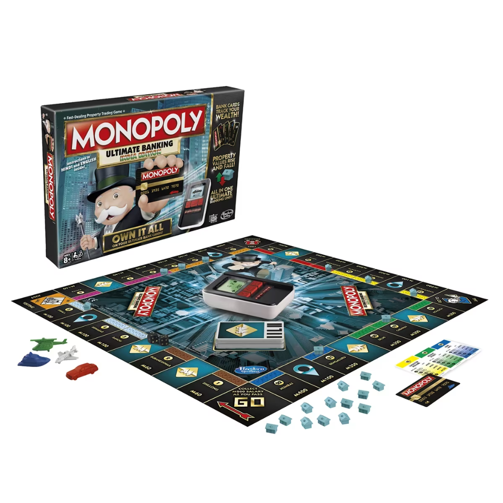 Monopoly Game Ultimate Banking Edition, Unisex, 7Y+