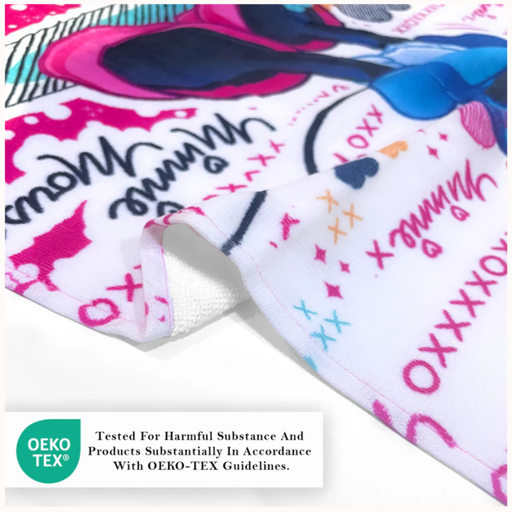 Sassoon- Disney Minnie Mouse Kids Bath Towel