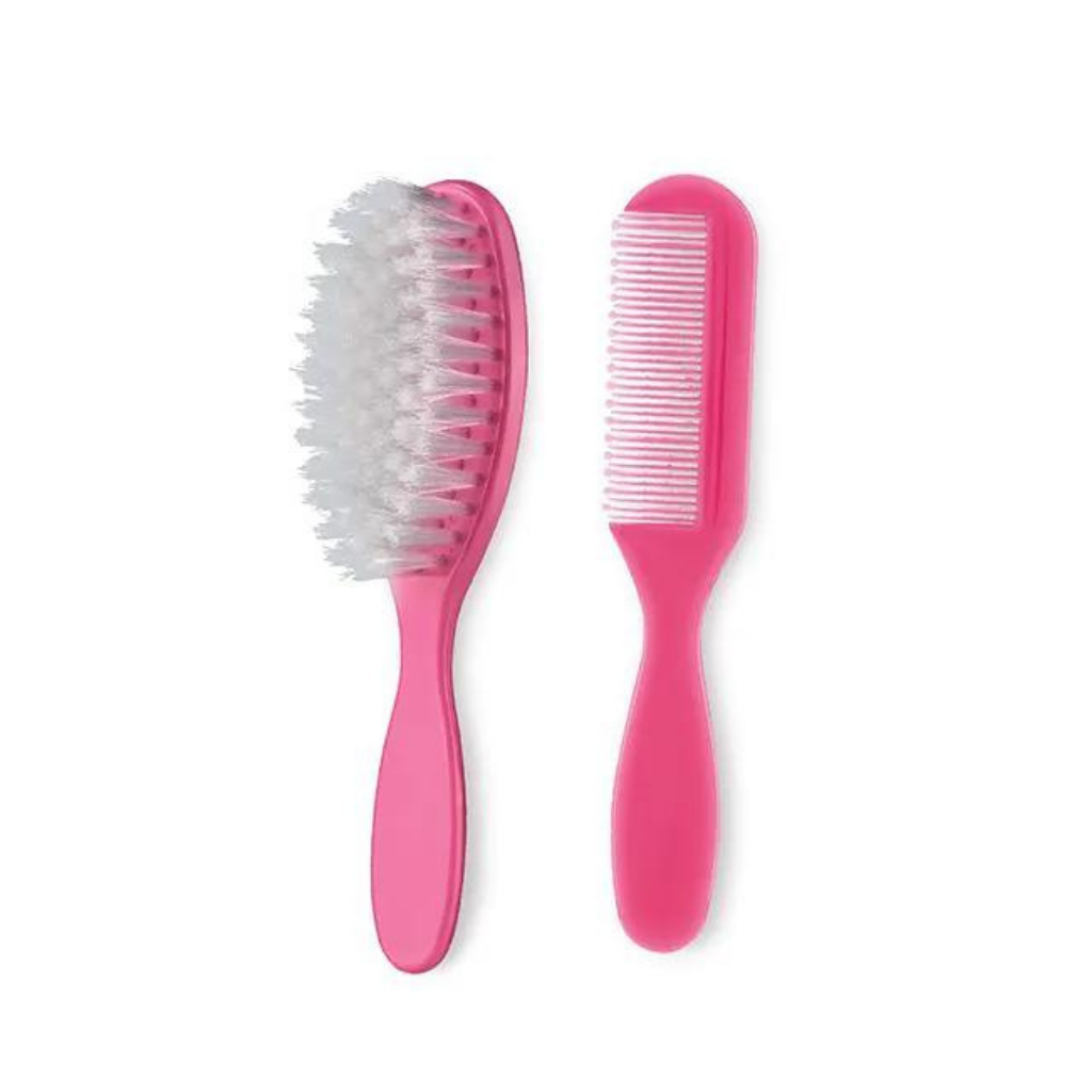 Vega Baby & Mom Comb & Brush Set - Pink - VBGA3-04