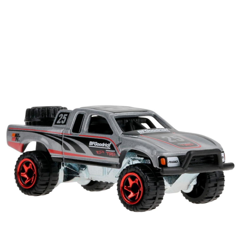 Toyota Off-Road Racing Pickup Truck Die-Cast Toy Car – Silver Series (Rig Storm Model)