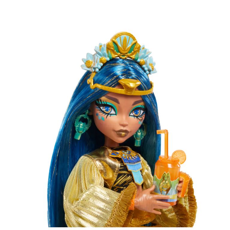 Barbie Monster High „Cleo De Nile Doll with Glam Monster Festival”