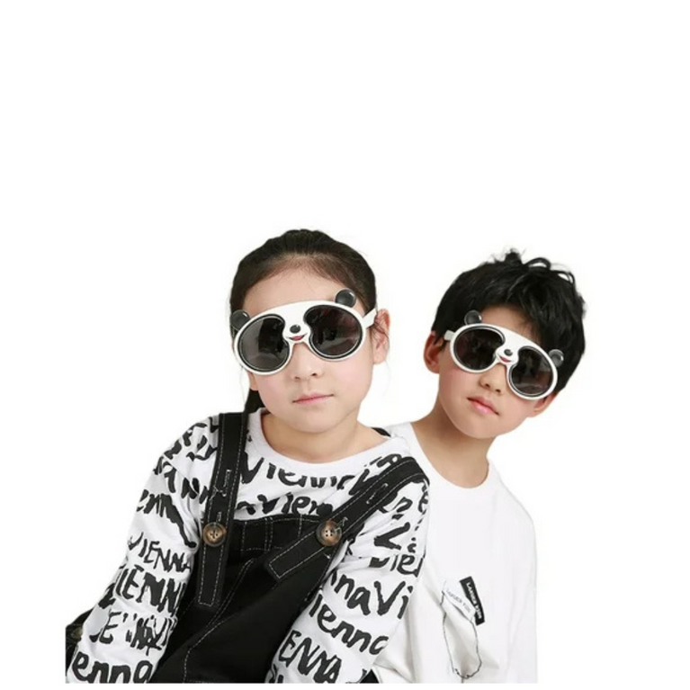 Kid Child Size Panda Soft Flexible Plastic Racer Sunglasses