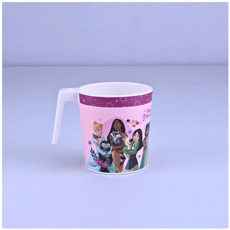 Servewell Princess Theme 3 Section Plate with Fork & Spoon Mug & Bowl- Multicolor