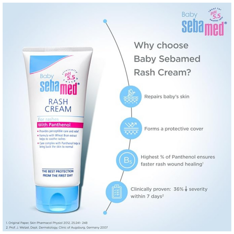 Sebamed Baby Rash Cream PH 5.5 Ideal for Diaper Rashes -100 ml
