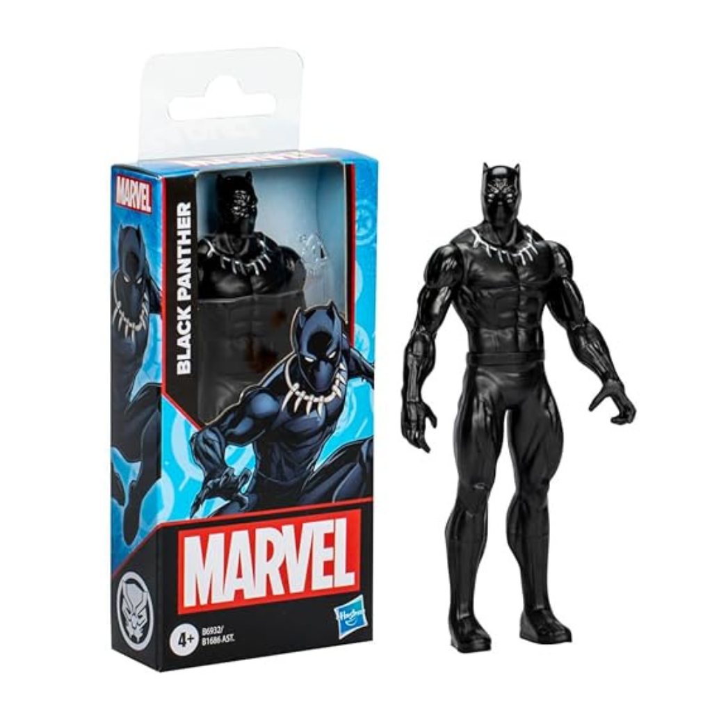 Marvel Black Panther Action Figure, 6-Inch, Super Hero Toys and Figures for Kids Ages 4+