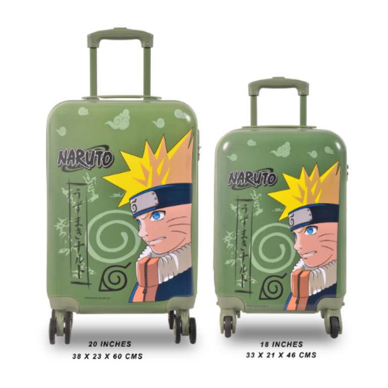 STRIDERS- Striders Trolley Luggage Bag with Naruto Print