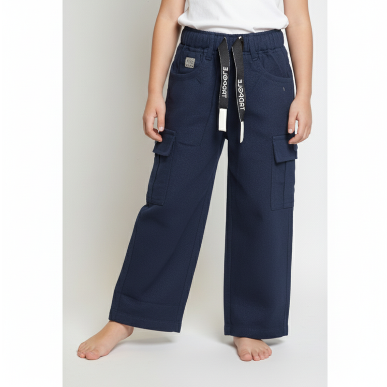 Tadpole Cotton Full Length Straight Fit Cargo Pant