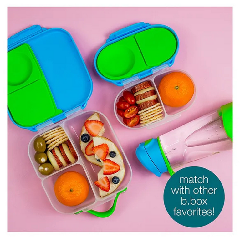 B .box Leak Proof 2 sections Snack box for Toddlers-Easy to Carry & BPA free