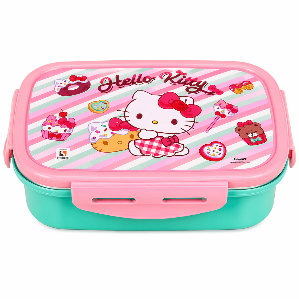 Hello Kitty Kids Lunch Box – Cute Bento Snack Box | Leak-Resistant | BPA-Free | School Tiffin Box-700ml