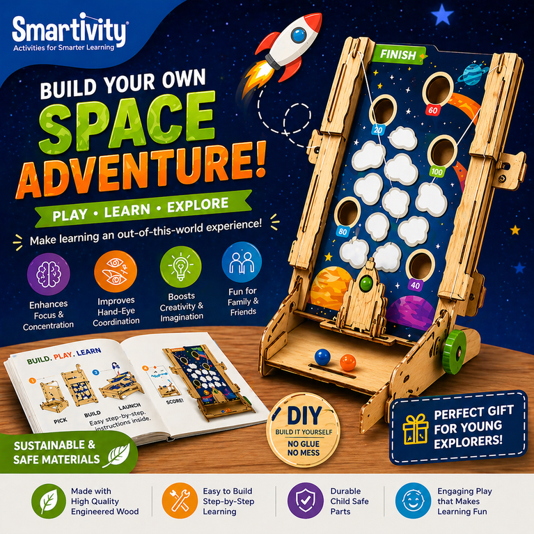 Smartivity Planet Run STEM Toy – Build, Play & Explore Space