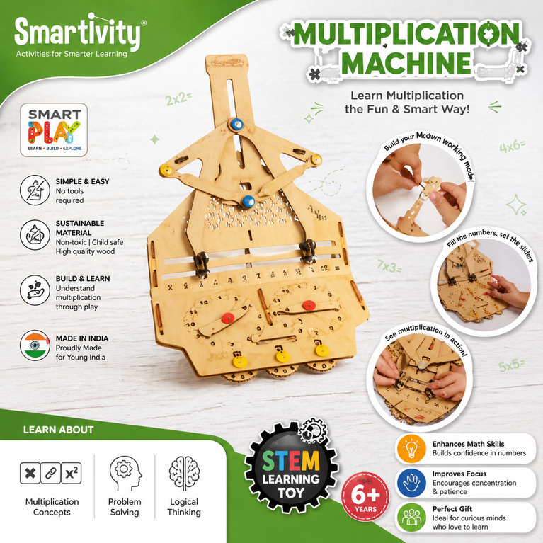 Smartivity Multiplication Machine – Learn Math the Fun Way
