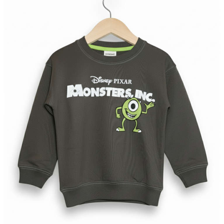Doreme-Terry Knit Full Sleeves Mike Wazowski, from Disney Pixar's Monsters Sweatshirt