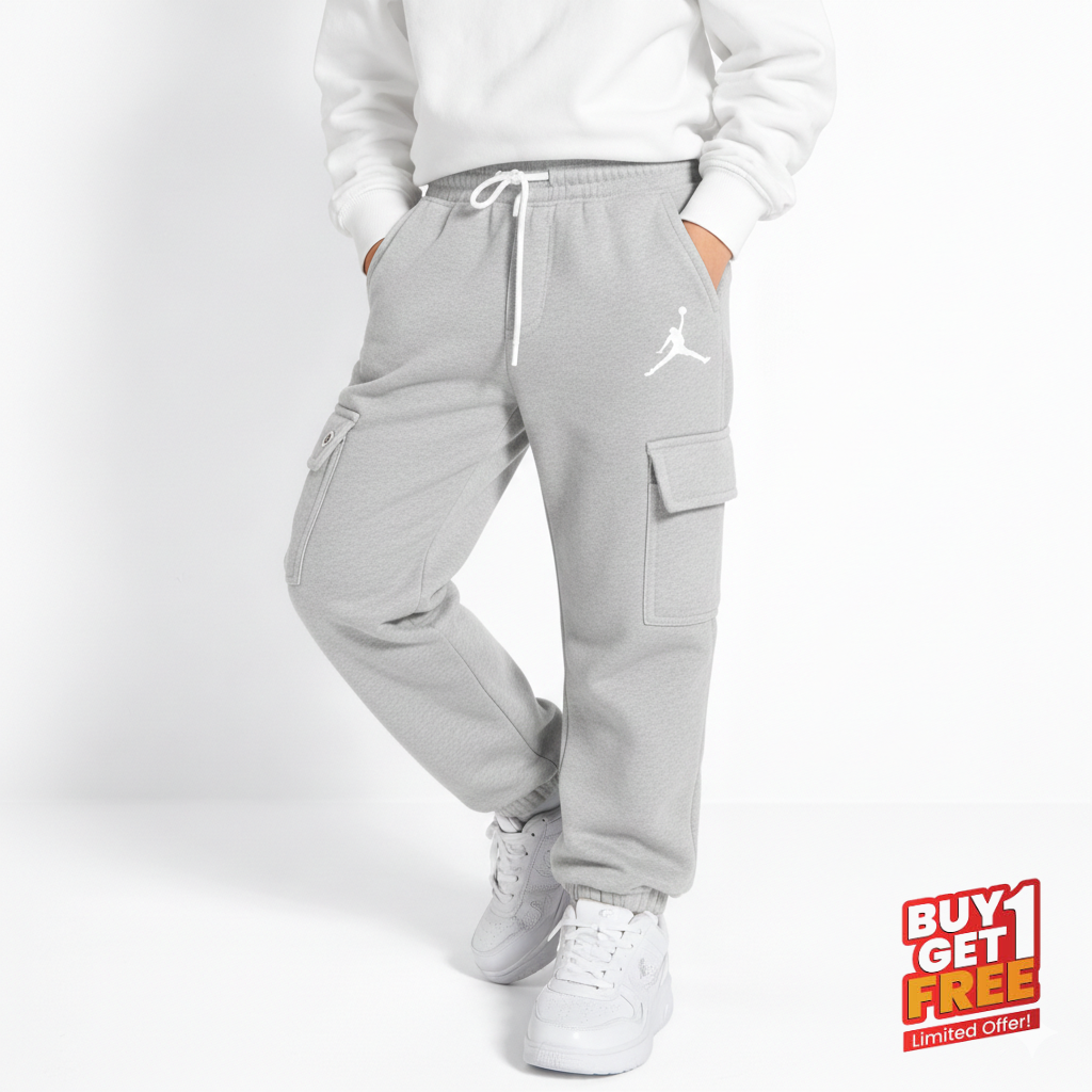 Kids' JD Active Winter Cargo Pants | Fleece-Insulated Sport Joggers