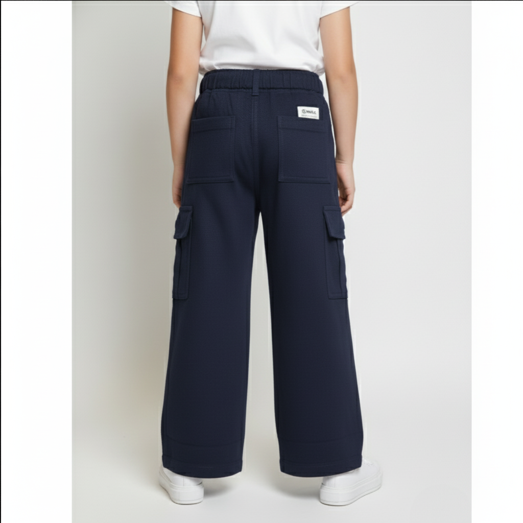 Tadpole Cotton Full Length Straight Fit Cargo Pant
