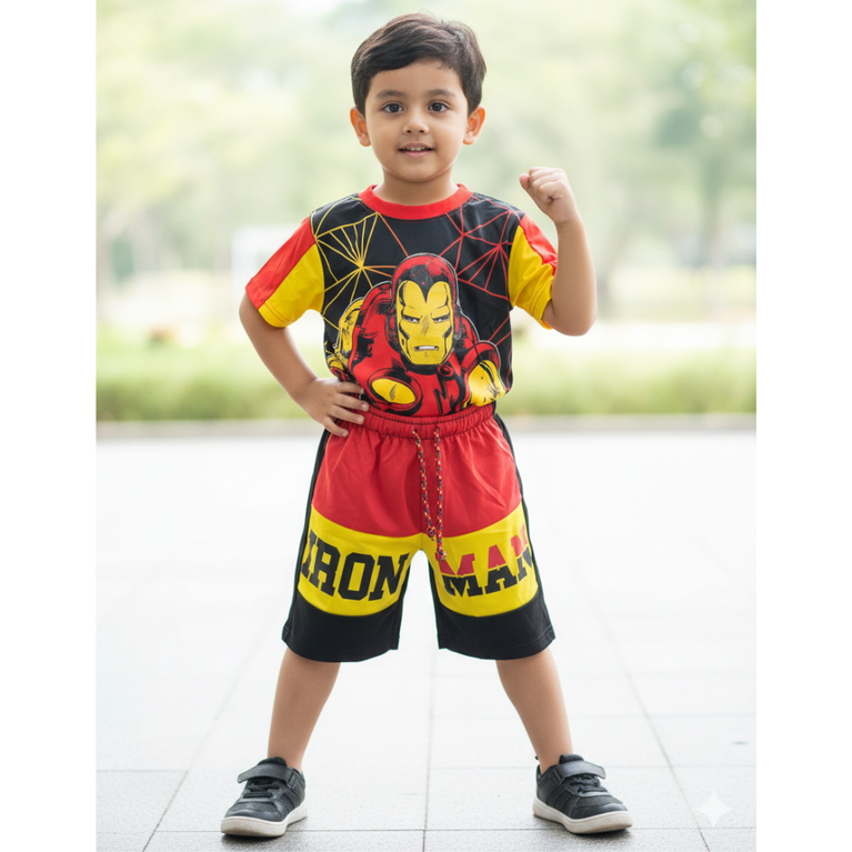 Ninos Kids Light-Up IronMan T-shirt