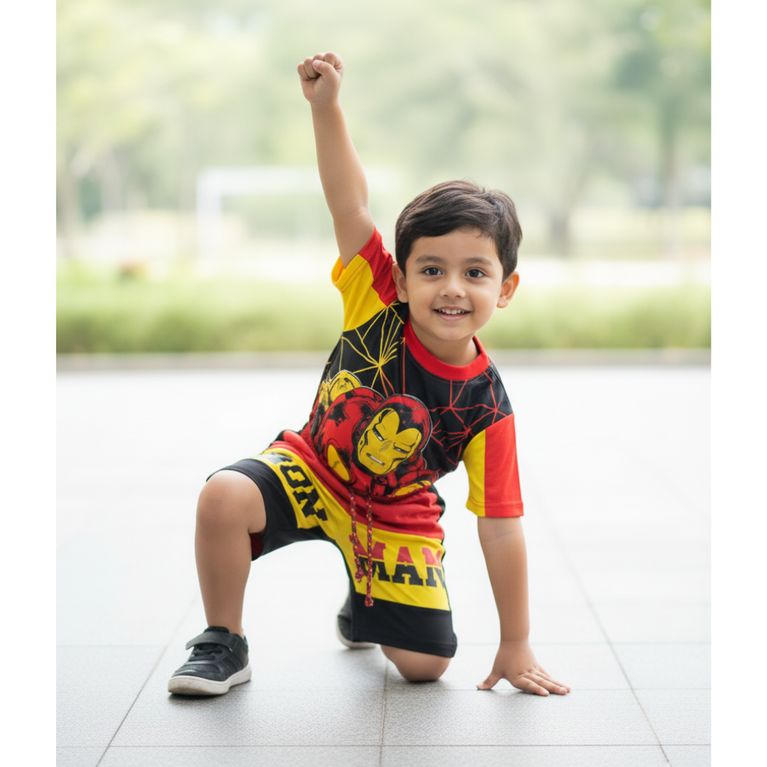 Ninos Kids Light-Up IronMan T-shirt