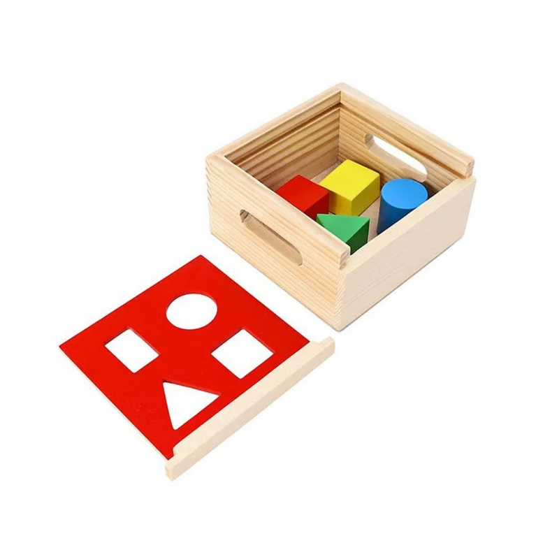 Little Genius- Wooden Shape Sorter Multicolour-5 Pieces