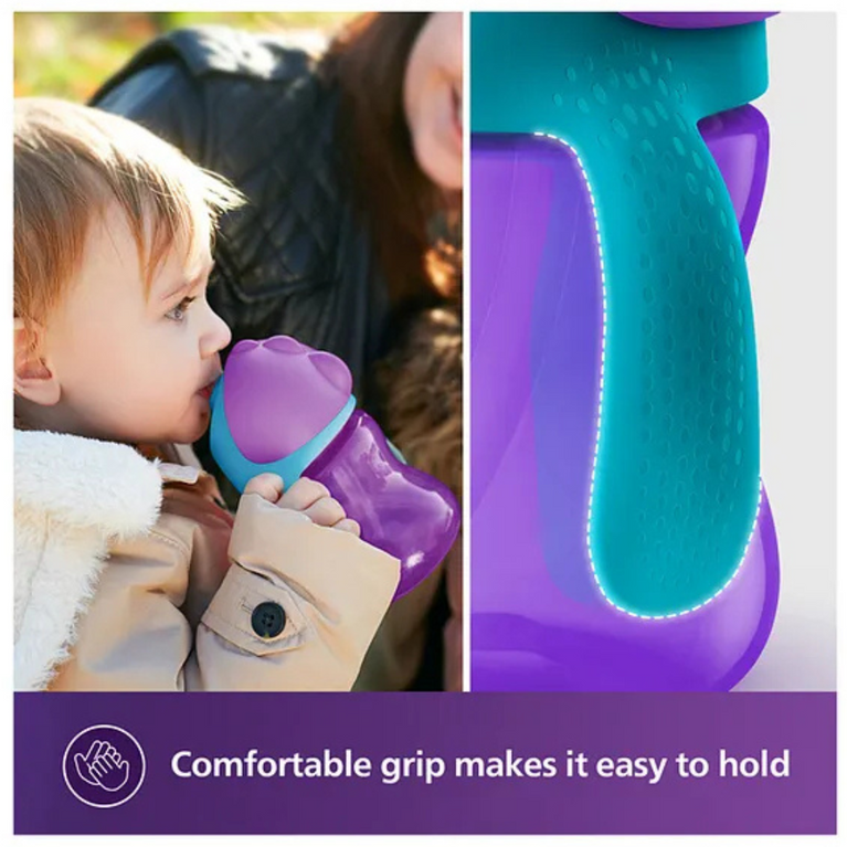 Avent Bendy Twin Handle Straw Cup I 9 M+ Plastic BPA Free - 200 ml (Color May Vary)