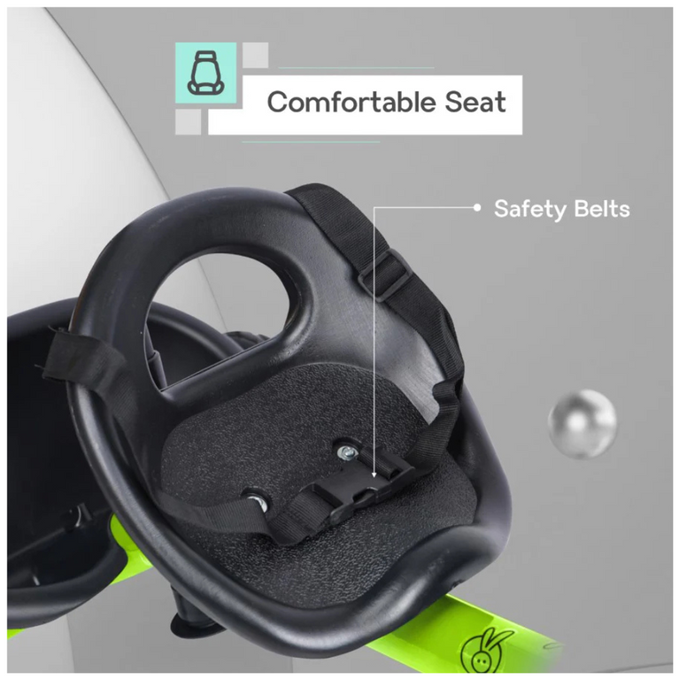 R for Rabbit 2 in 1, Rubber Wheels, Adjustable Parental Control, Cup Holder