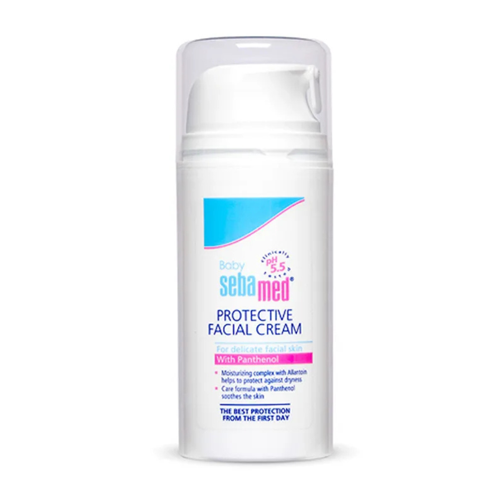 Sebamed Baby Protective Facial Cream|pH 5.5|Baby Face Cream|Vitamin E for Soft Skin|Ideal for salivary rashes|100ml