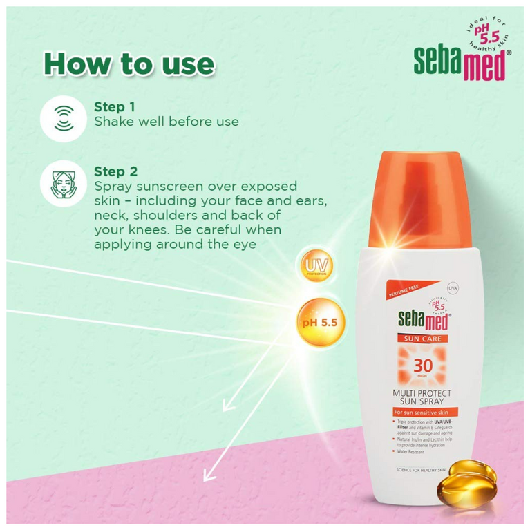SebaMed Multi All Skin Protect Sun Spray - SPF 30 PA+ 150Ml