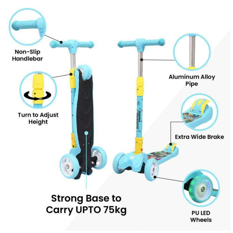 R For Rabbit Road Runner Scooter For Kids - PULED Wheels