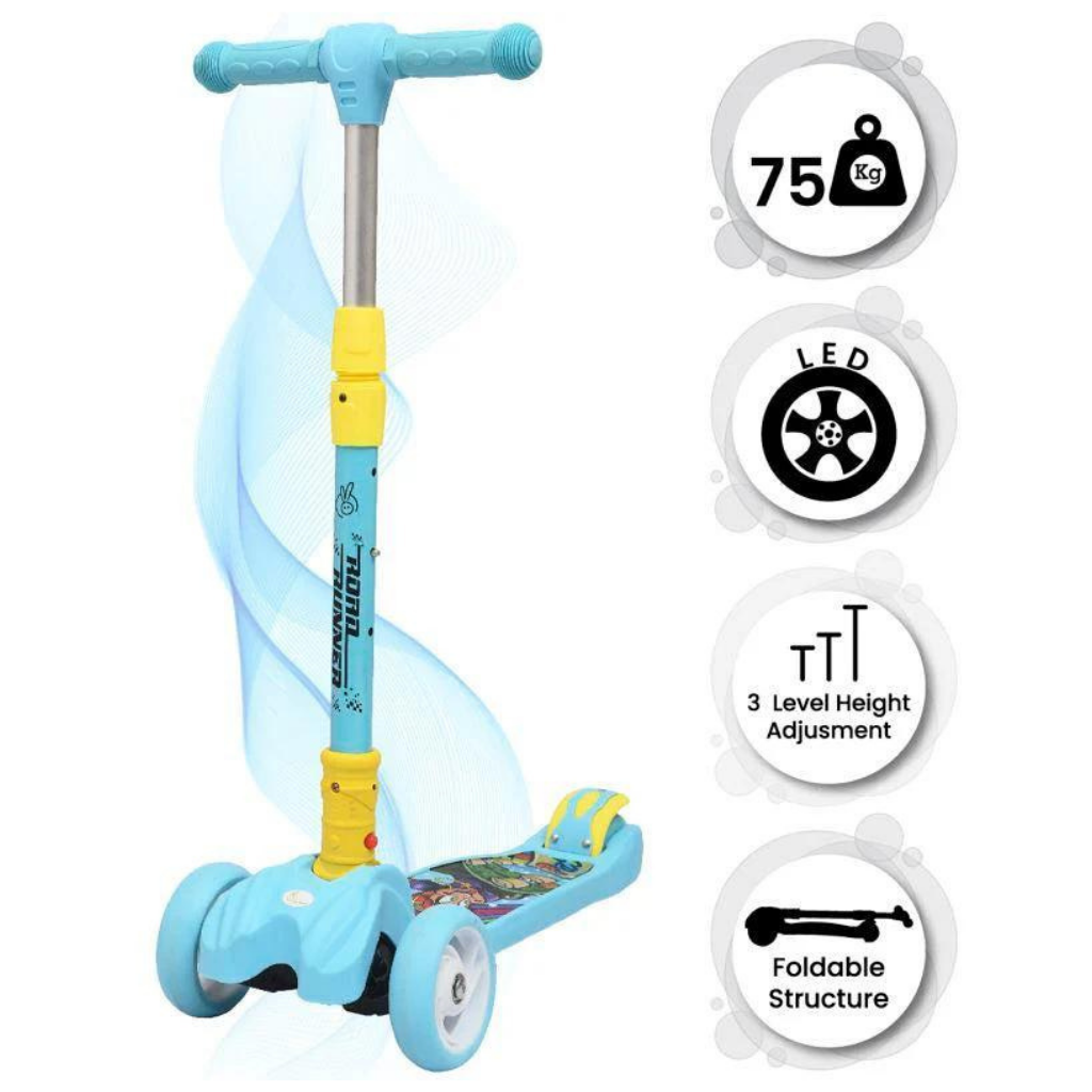 R For Rabbit Road Runner Scooter For Kids - PULED Wheels