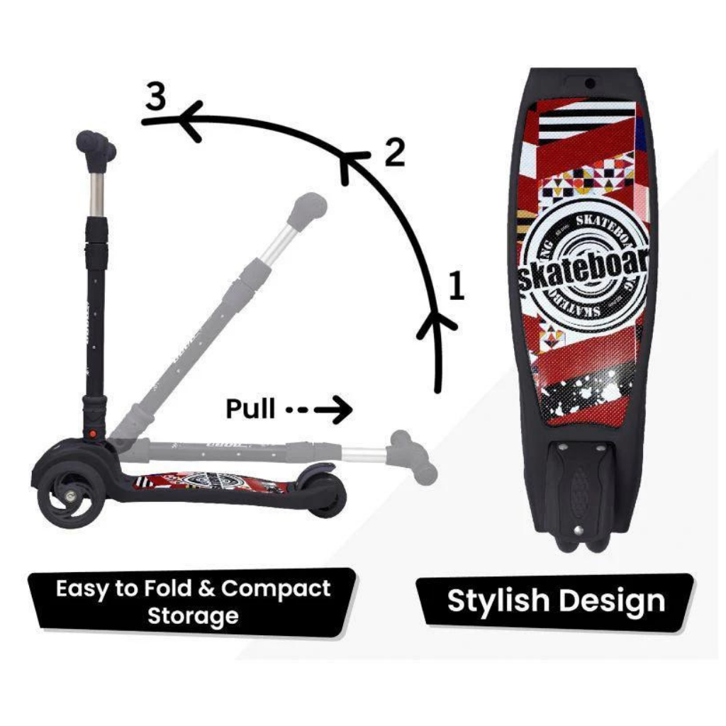 R For Rabbit Road Runner Scooter For Kids - PULED Wheels