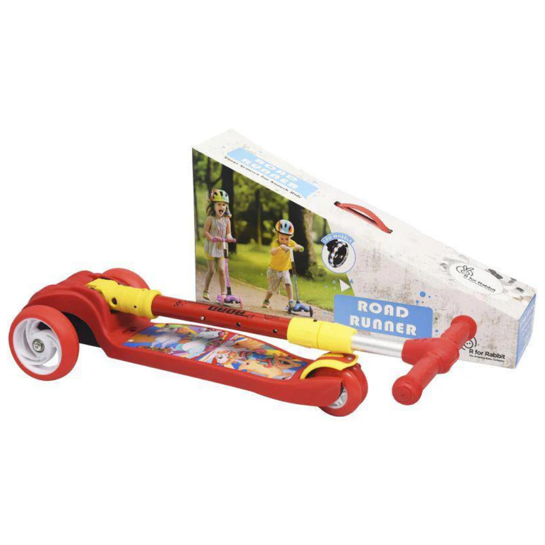 R for Rabbit Road Runner The Smart And Smooth Kids Scooter - Red