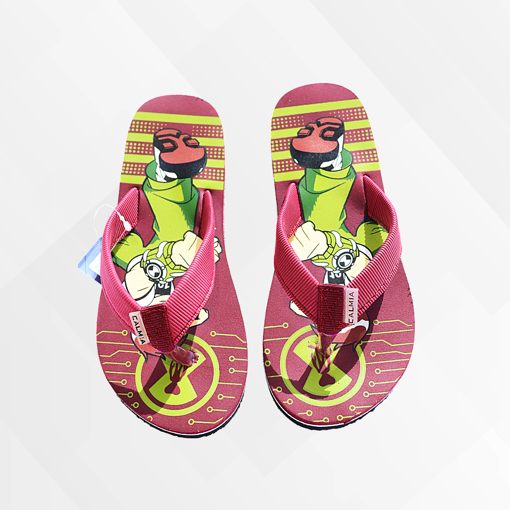 Kids Fun Ben10 Printed Flip Flops